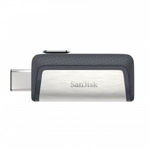 SanDisk Drive USB Ganda Ultra Tipe-C 256 GB USB flash drive USB Type-A / USB Type-C 3.2 Gen 1 (3.1 Gen 1) Grey, Silver