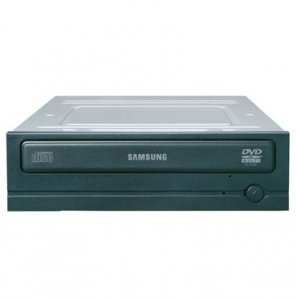 Samsung DVD-ROM 16x, Black optical disc drive Internal