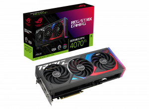 ASUS ROG -STRIX-RTX4070TI-12G-GAMING NVIDIA GeForce RTX 4070 Ti 12 GB GDDR6X