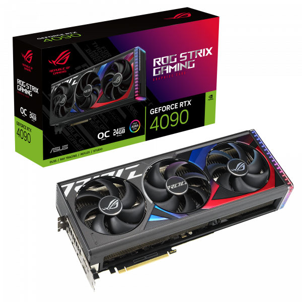 ASUS ROG -STRIX-RTX4090-O24G-GAMING NVIDIA GeForce RTX 4090 24 GB GDDR6X