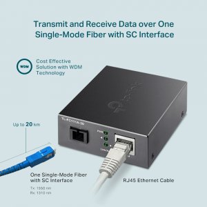 TP-Link 10/100 Mbps WDM Media Converter