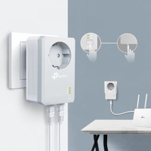 TP-Link TL-PA4022P KIT PowerLine network adapter 600 Mbit/s Ethernet LAN White 2 pc(s)