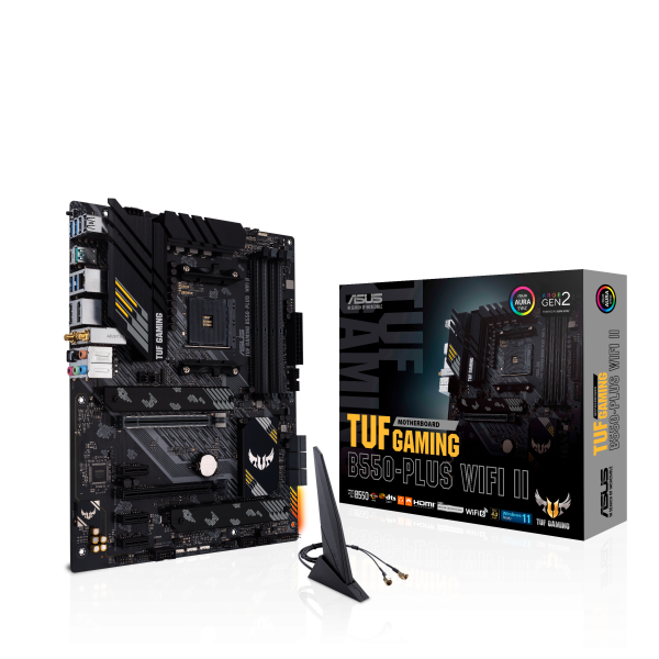 ASUS TUF GAMING B550-PLUS WIFI II AMD B550 Socket AM4 ATX