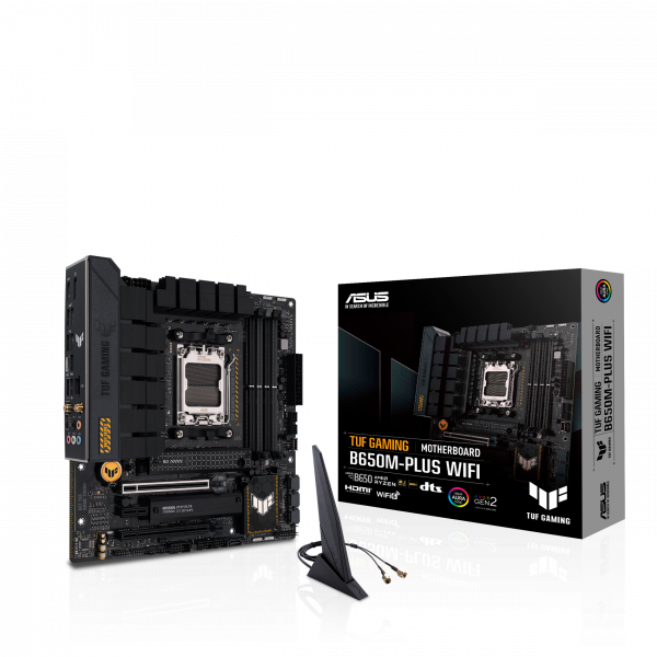 ASUS TUF GAMING B650M-PLUS WIFI AMD B650 Socket AM5 micro ATX