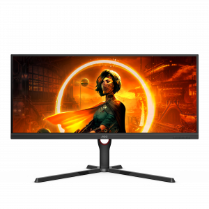 AOC G3 U34G3XM/EU LED display 86.4 cm (34") 3440 x 1440 pixels UltraWide Quad HD Black, Red