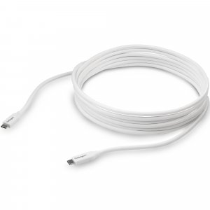 StarTech.com USB-C to USB-C Cable w/ 5A PD - M/M - White - 4 m (13 ft.) - USB 2.0 - USB-IF Certified