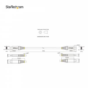 StarTech.com 3ft (1m) USB C Cable 10Gbps - USB-IF Certified USB-C Cable - USB 3.1 Type-C Cable - 100W (5A) Power Delivery Charging, DP Alt Mode - USB C to C Cord - Charge & Sync