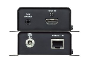 ATEN VE801 AV extender AV transmitter & receiver Black