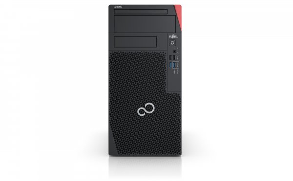 Fujitsu ESPRIMO P6012 Intel® Core™ i7 i7-12700 16 GB DDR4-SDRAM 512 GB SSD Windows 11 Pro Desktop PC Black, Red