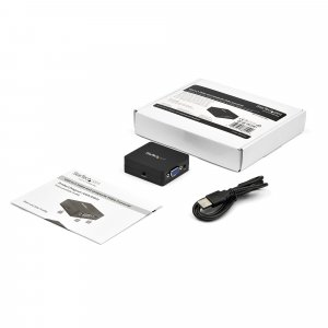 StarTech.com VGA to RCA and S-Video Converter - USB Power