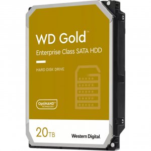 Western Digital Gold internal hard drive 20 TB 7200 RPM 512 MB 3.5″ Serial ATA III