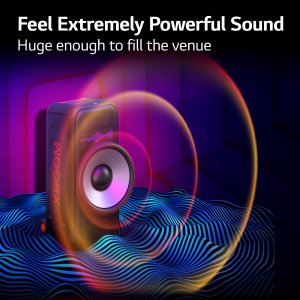 LG XL7S.DGBRLLK portable/party speaker 2.1 portable speaker system Black 250 W