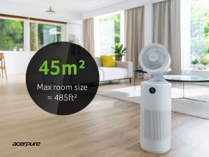 Acer AcerPure Cool C2 - 2-in-1 air purifier & circulator, with 4-in-1 HEPA filter