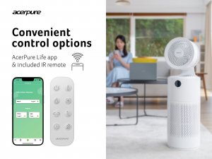 Acer AcerPure Cool C2 - 2-in-1 air purifier & circulator, with 4-in-1 HEPA filter