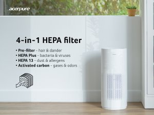 Acer AcerPure Pro P2 - air purifier, with 4-in-1 HEPA filter