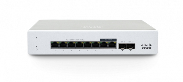 Cisco Meraki MS130 compact Managed Gigabit Ethernet (10/100/1000) Power over Ethernet (PoE) 1U Aluminium