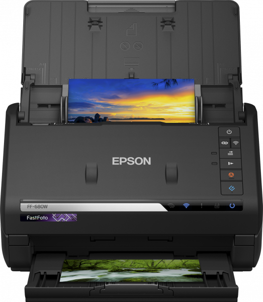 Epson FastFoto FF-680W Sheet-fed scanner 600 x 600 DPI A4 Black