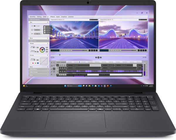 DELL Pro Max 16 MC16250 Intel Core Ultra 7 265H Mobile workstation 40.6 cm (16") Full HD+ 32 GB DDR5-SDRAM 1 TB SSD NVIDIA RTX PRO 1000 Blackwell Wi-Fi 7 (802.11be) Windows 11 Pro UK English Black