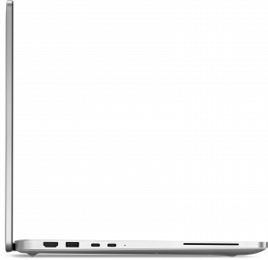 DELL Pro 16 Plus PB16255 Copilot+ PC AMD Ryzen AI 5 PRO PRO 340 Laptop 40.6 cm (16") Full HD+ 16 GB LPDDR5x-SDRAM 512 GB SSD Wi-Fi 7 (802.11be) Windows 11 Pro UK English Platinum, Silver