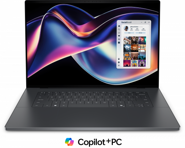 DELL XPS DA16260 Copilot+ PC Intel Core Ultra X7 358H Laptop 40.6 cm (16") Touchscreen 3.2K 32 GB LPDDR5x-SDRAM 1 TB SSD Wi-Fi 7 (802.11be) Windows 11 Pro UK English Graphite