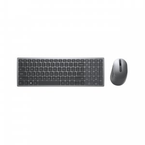 DELL KM7120W keyboard RF Wireless + Bluetooth QWERTY Grey, Titanium