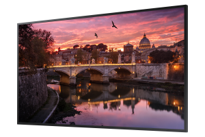 Samsung QB43R Digital signage flat panel 109.2 cm (43") LED Wi-Fi 350 cd/m² 4K Ultra HD Black Built-in processor Tizen 4.0 16/7