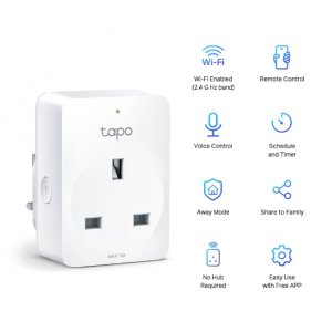 TP-Link Tapo P100 smart plug 2300 W White