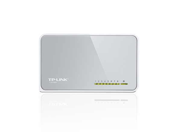 TP-LINK TL-SF1008D Unmanaged Fast Ethernet (10/100) White