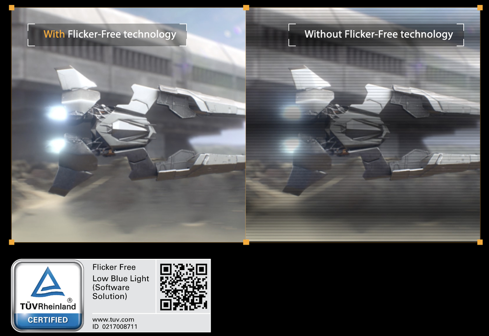 FLICKER-FREE TECHNOLOGY