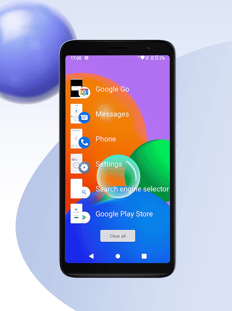 Light & smooth. Android 12 Go.