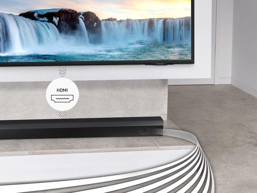 Crystal clear audio with HDMI connectivity.