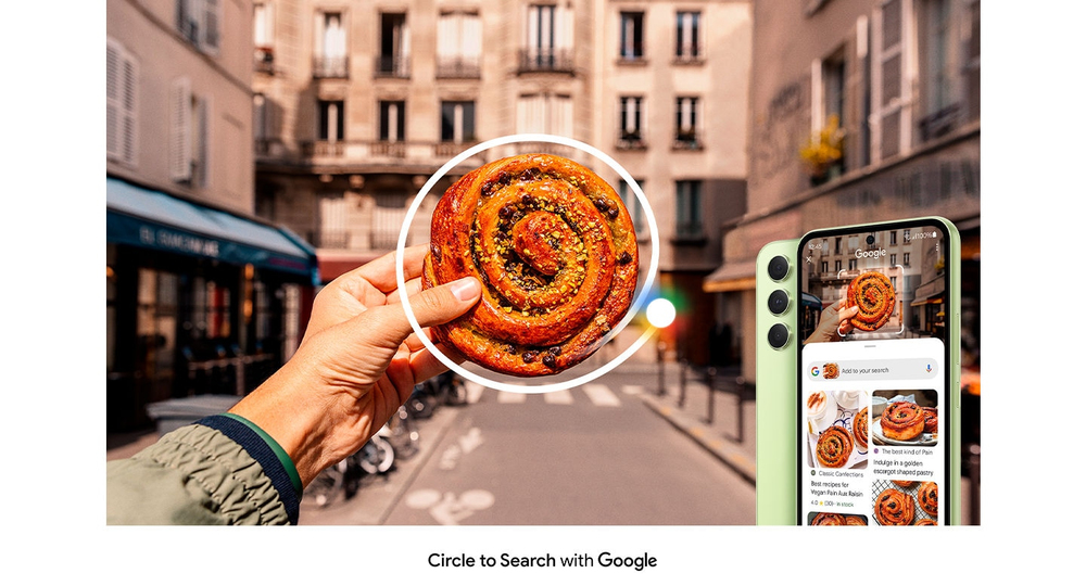 Circle it, find it.
Now available on Galaxy A54 5G