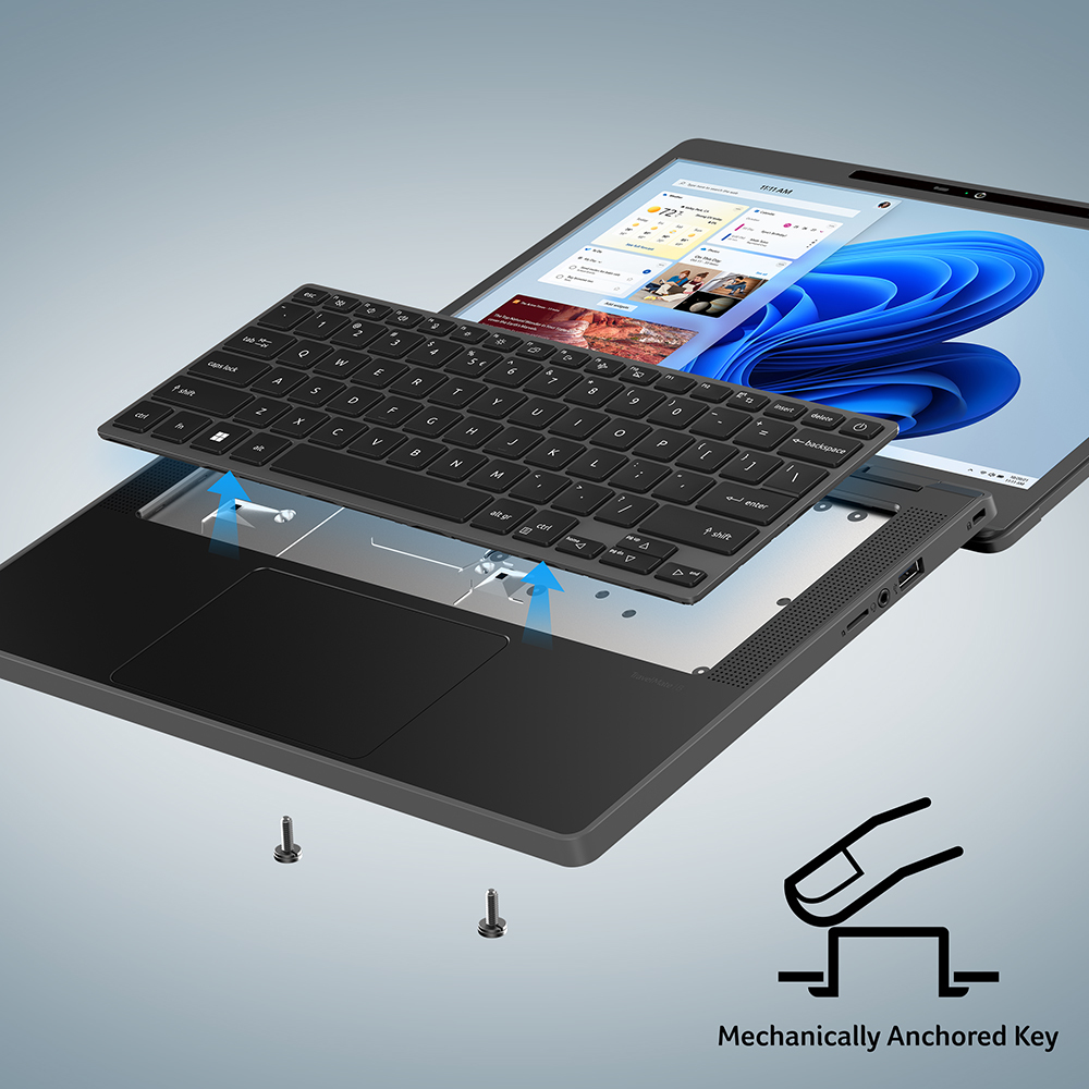 <b>Serviceable Keyboard Design</b>