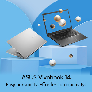 Introducing the ASUS Vivobook 14 Easy portability. Effortless productivity.