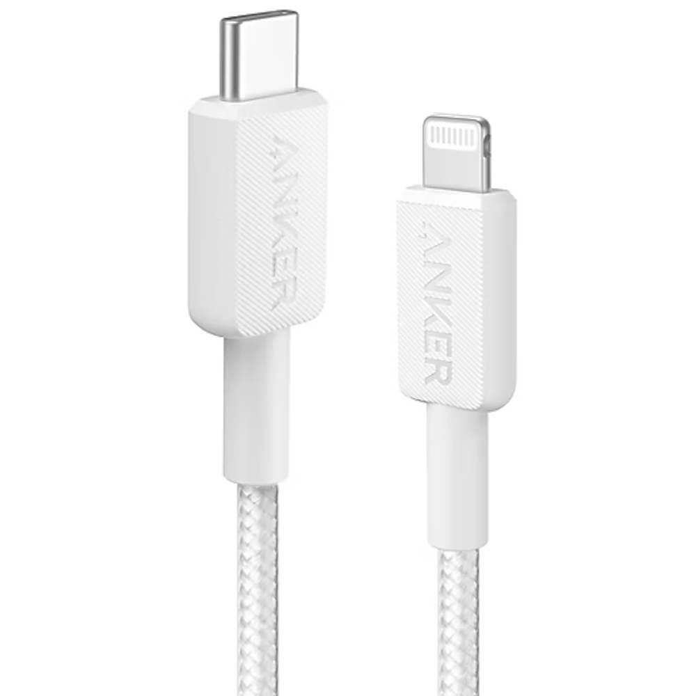 Anker Braided USB-C to Lightning Charging Cable 1.8 m, White
