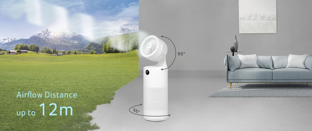 <b>Distant Spiral Air Flow & Easy Swinging</b>