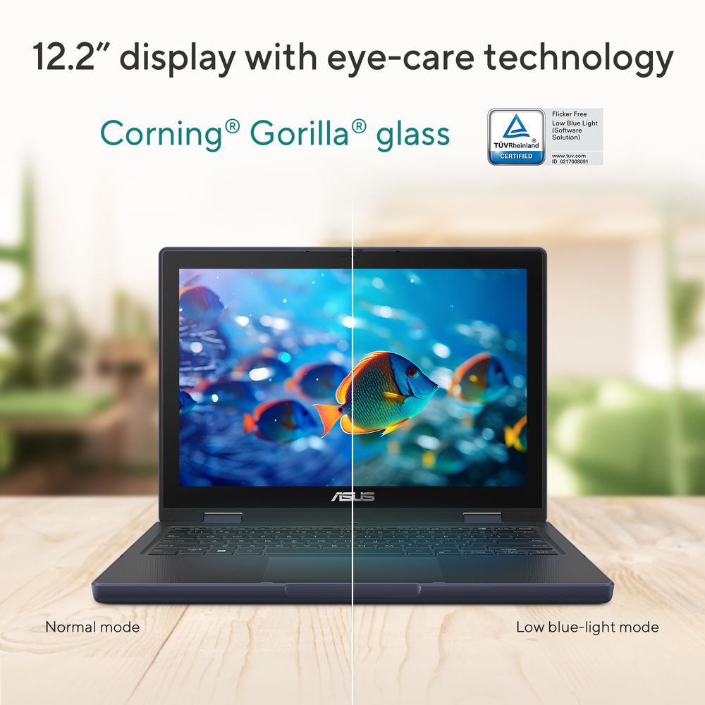 Large, eye-protecting display