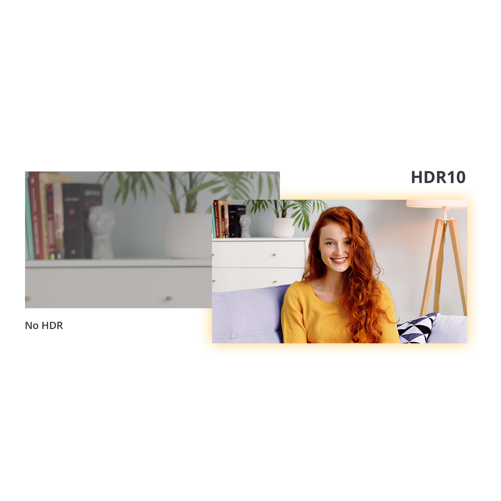 Experience enhanced visuals with HDR10