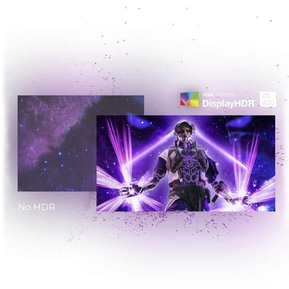 VESA CERTIFIED DISPLAYHDRTM TRUE BLACK 400