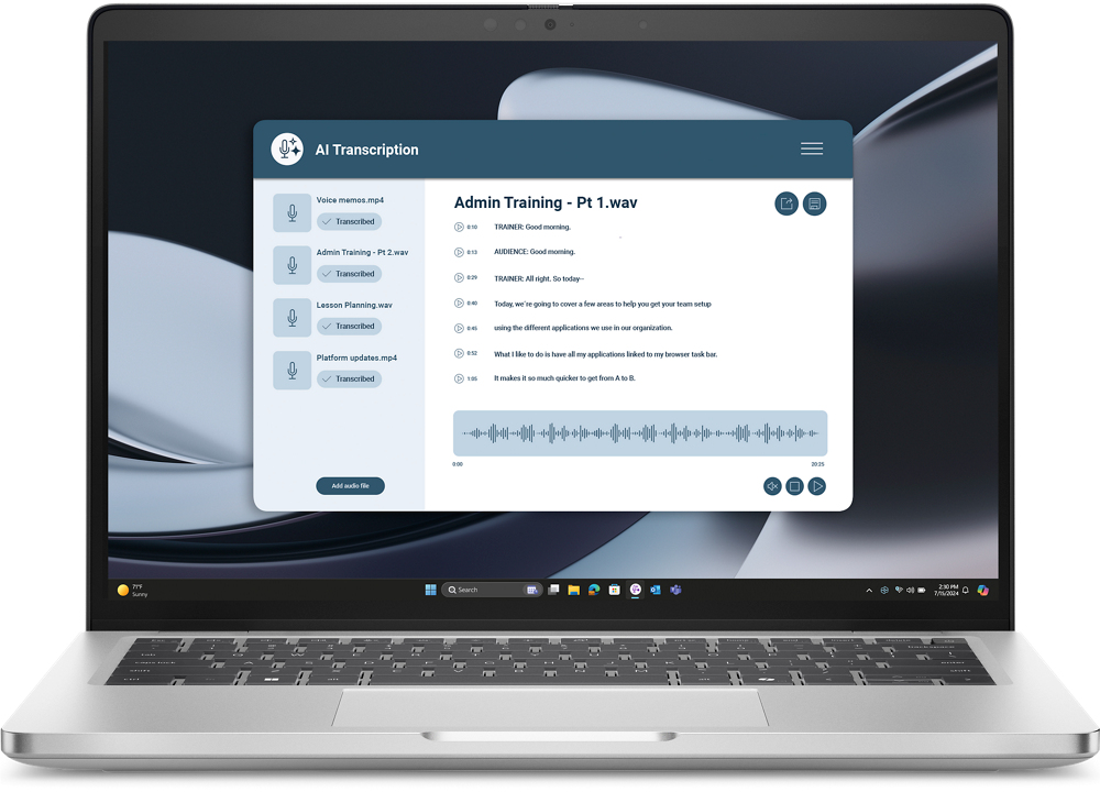 Scalable and sleek