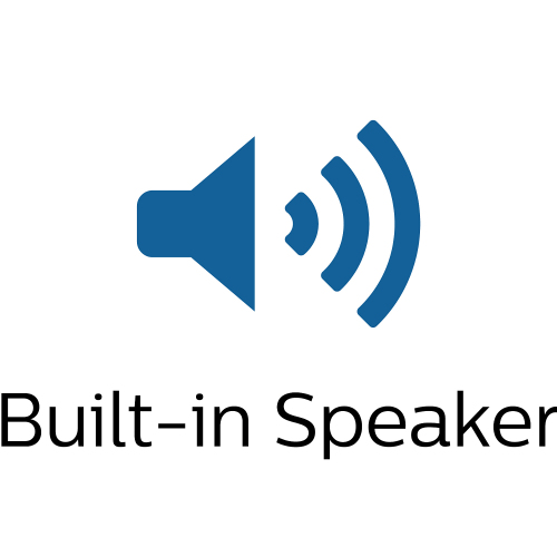 Built-in speakers