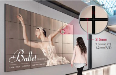 Seamless Large Screens with Ultra-Narrow Bezel