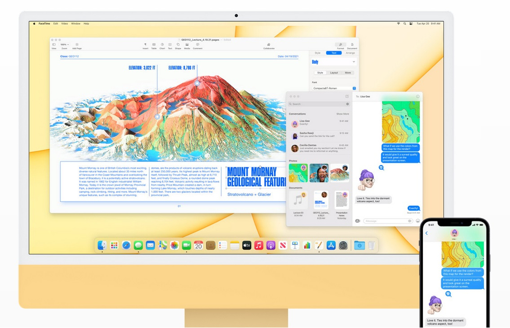 iMac + iPhone.  Quite the pair.