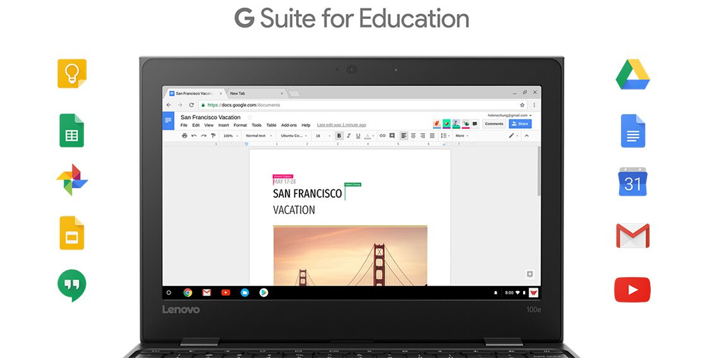 Share and sync with G Suite for Education