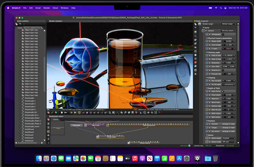 Pro apps. Unleashed by M1 Pro and M1 Max.