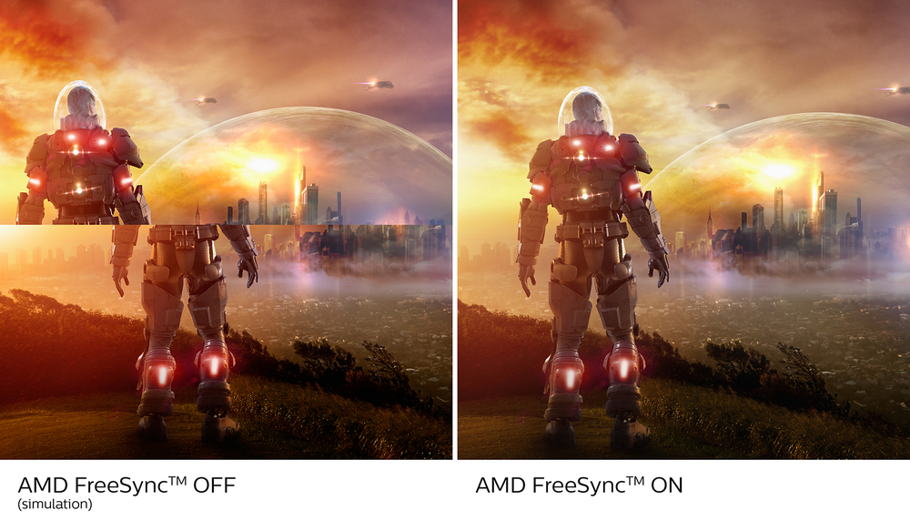 AMD FreeSync™ Premium; tear free, stutter free, fluid gaming