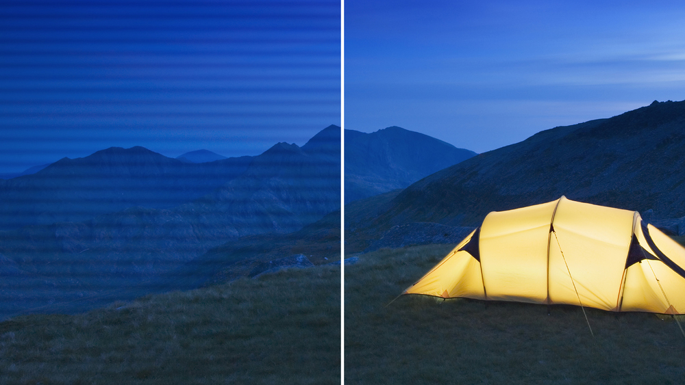 LowBlue mode and Flicker-free easy-on-the eyes viewing