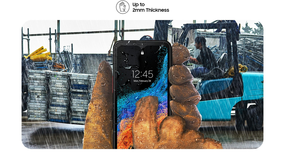 Seamless swiping in harsh conditions