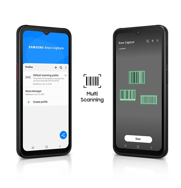 Scan-and-go with Knox Capture